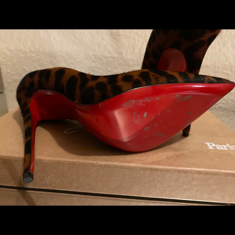Pre-owned LOUBOUTIN So Kate Pony Dark Leopard - Picture 8 of 8